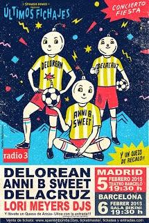 Spanish Bombs celebra su 20 aniversario con Delorean, Anni B Sweet y Delacruz