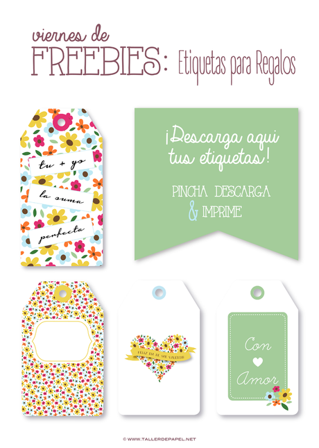 Viernes de Freebies : Descarga AQUÍ estas lindas Etiquetas para San Valentín. Descargalas GRATS!!