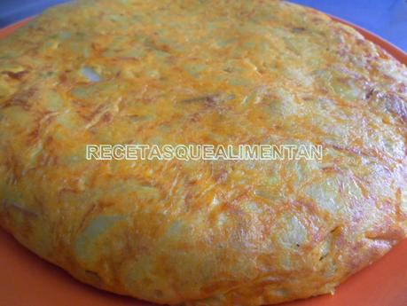 TORTILLA DE ZORZA CON PATATAS