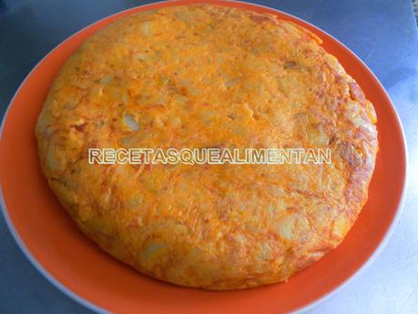 TORTILLA DE ZORZA CON PATATAS