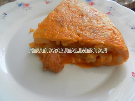 TORTILLA DE ZORZA CON PATATAS