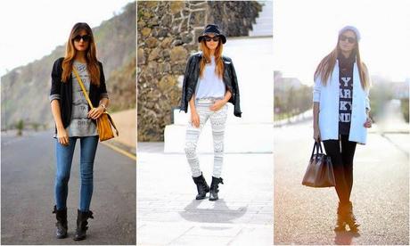 Como combinar unas botas moteras / How to match your biker boots