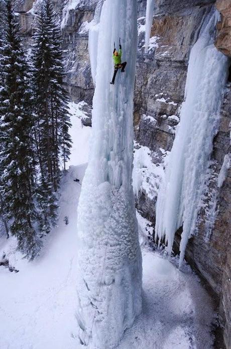 Escalar por el hielo