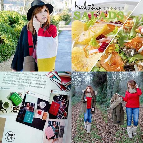 Capa burrberry y revista Elle