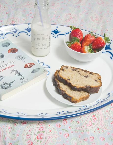 Bizcocho integral de yogur y pepitas de chocolate