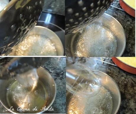 Tarta de capuchina,  decorada con nata