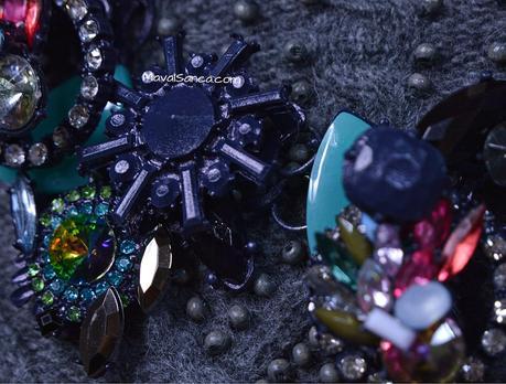 Collar de Flores Azul // Flowers Blue Necklace