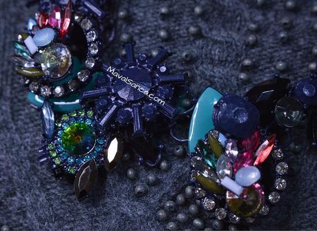 Collar de Flores Azul // Flowers Blue Necklace