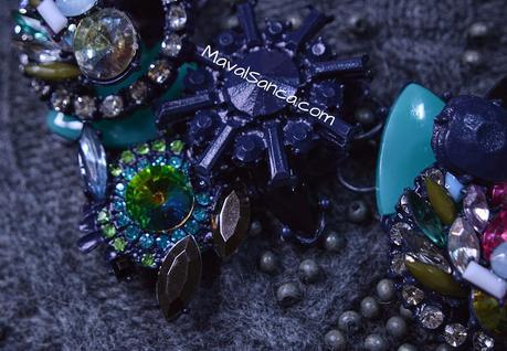 Collar de Flores Azul // Flowers Blue Necklace