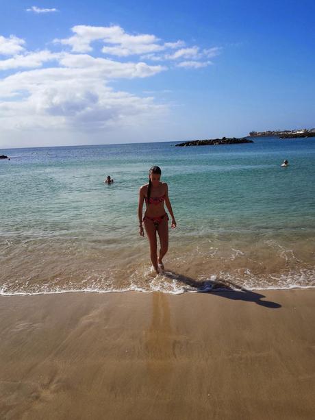 Al sol de invierno en lanzarote