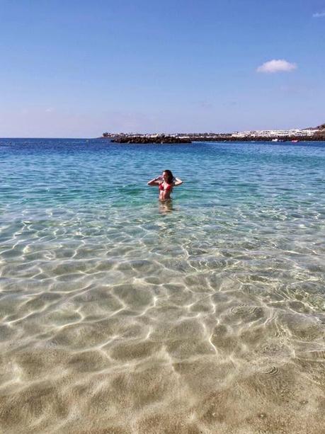 Al sol de invierno en lanzarote