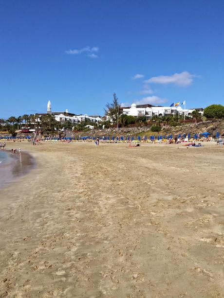 Al sol de invierno en lanzarote