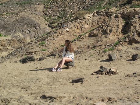 Al sol de invierno en lanzarote