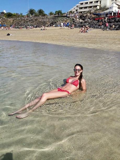 Al sol de invierno en lanzarote