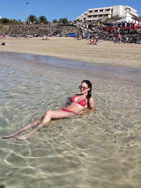 Al sol de invierno en lanzarote