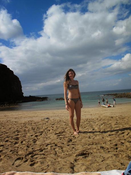 Al sol de invierno en lanzarote