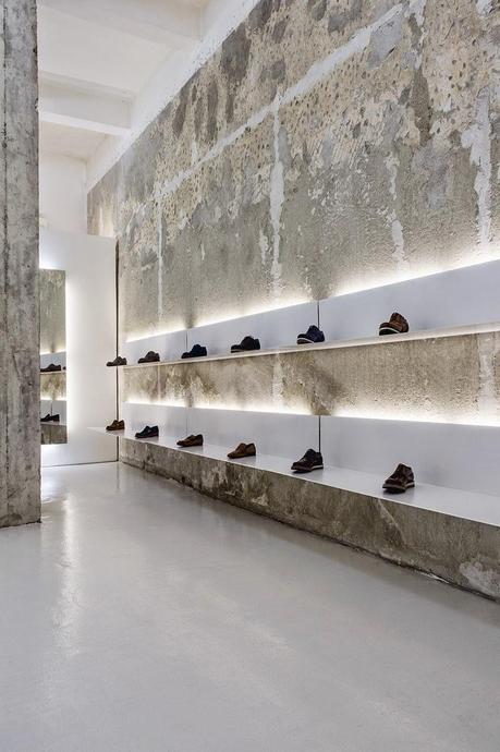 Estructura original y minimalismo, protagonistas del diseño interior de este local