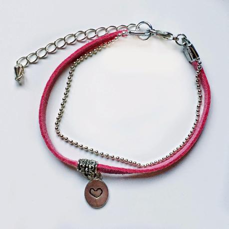 Pulseras con corazón