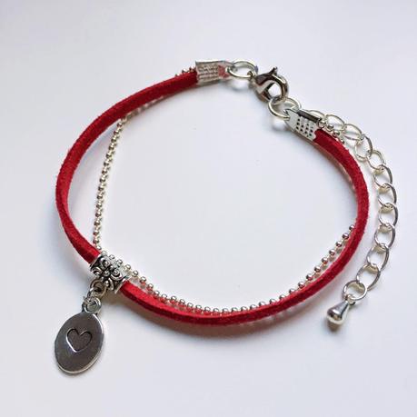 Pulseras con corazón