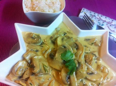 Champiñones Strogonoff