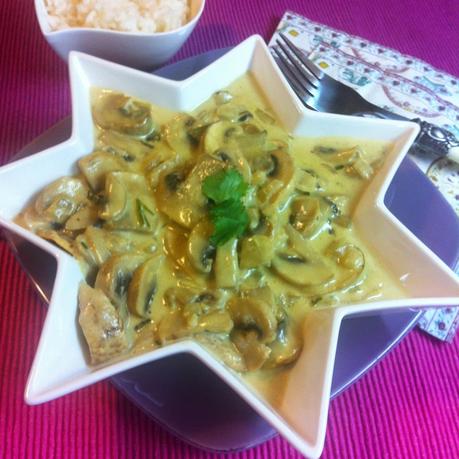 Champiñones Strogonoff