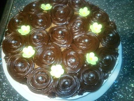 Camiseta y cupcakes del Madrid y carrotcake de chocolate...los pedidos del finde