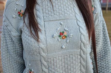 Vintage floral sweater!!!