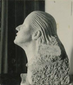 Imagen del busto de Zenobia realizado por Marga.