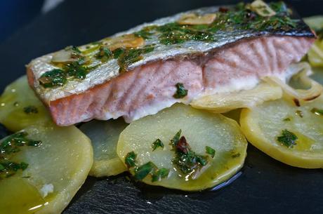 Salmón al horno