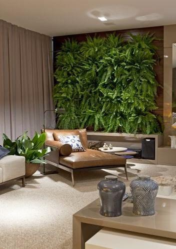 Nueva tendencia decorativa, jardines verticales interiores