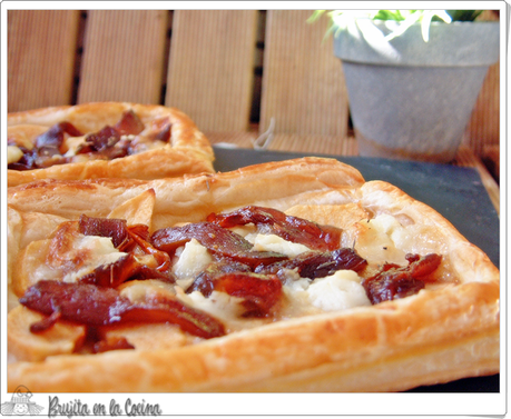 Tartaleta de manzana, boletus y queso