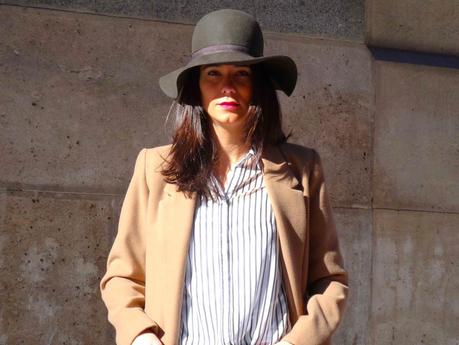 Abrigo camel de corte masculino