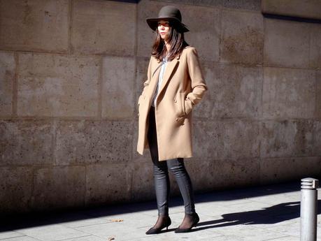 Abrigo camel de corte masculino