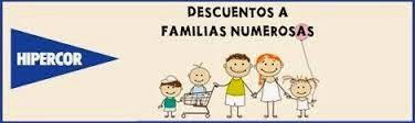 Descuentos en supermercados y grandes superficies para familias numerosas