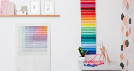 El estudio de Caroline Gomez, creatividad y color