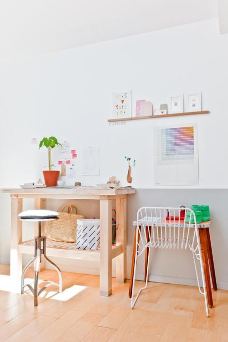 El estudio de Caroline Gomez, creatividad y color