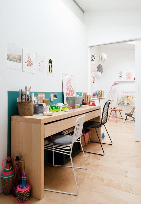 El estudio de Caroline Gomez, creatividad y color