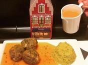 Bolas belgas carne salsa tomate