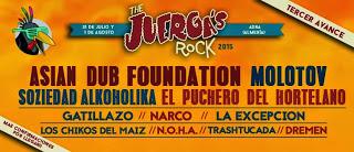 El festival The Juerga's Rock tendrá a Asian Dub Foundation, Gatillazo, Dremen y La Excepción