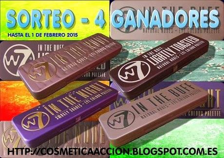 Las Ganadoras del Sorteo de 4 paletas de W7
