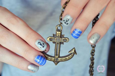 ♔ Manimonday - Navegemos por el Pacifico / Nail Art ❀