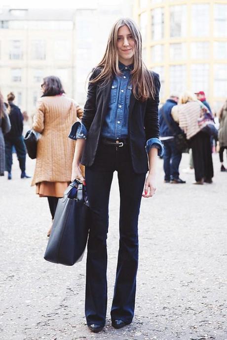 Jeans acampanados flared jeans 2015