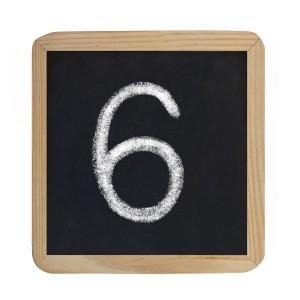 the number 6