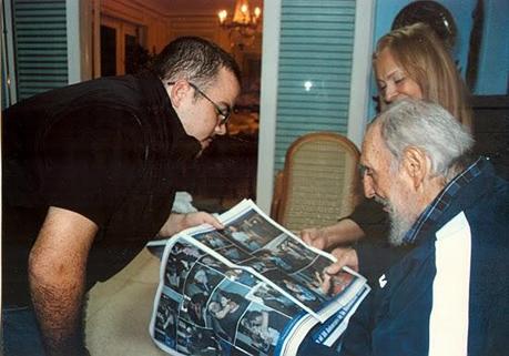 Encuentro de Fidel con Randy Perdomo García, presidente de la FEU cubana [+ fotos]
