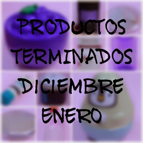 Productos terminados Diciembre - Enero // Finished Products in December - January