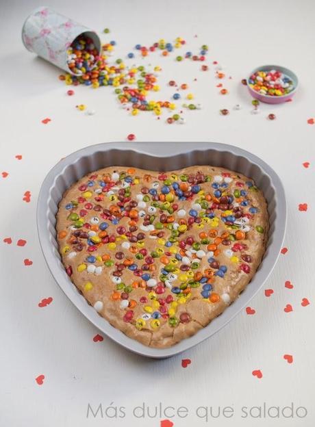 Cookie gigante de lacasitos{San Valentín}