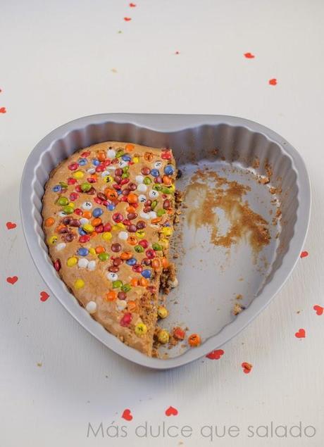 Cookie gigante de lacasitos{San Valentín}