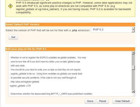 iPage PHP disable register globals