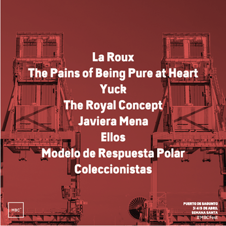 MBC Fest'15 Confirma a La Roux, Yuck, Javiera Mena, Ellos...