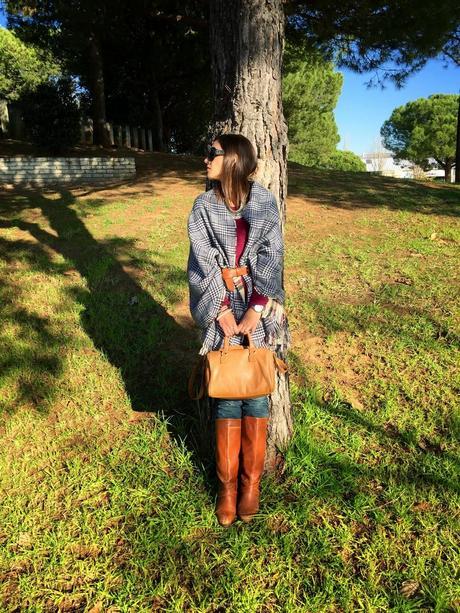 Plaid Cape Plaid Cape